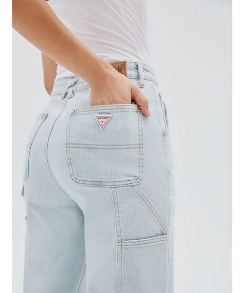 Guess（ゲス）の「GUESS Originals Venice Carpenter Denim Pants（デニムパンツ・レディース・ライトブルー・25inch/26inch/27inch/24inch）」の4枚目の写真