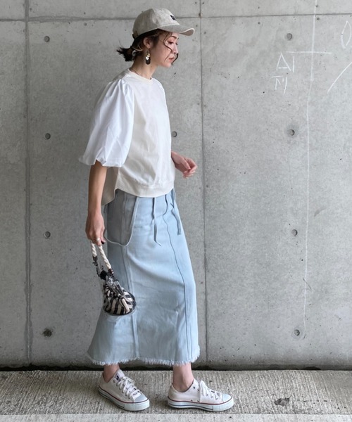 deux amour(ドゥーザムール)の「袖ボリュームトップス(その他トップス・レディース・ホワイト/ブラック・MEDIUM)」の14枚目の写真