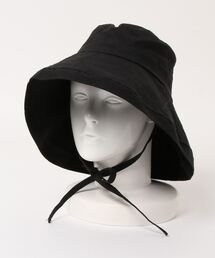 polcadot | リネンストラップ付きエジアップハット(ハット)