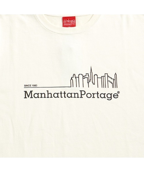 Manhattan Portage（マンハッタンポーテージ）の「Short Sleeve Print T-Shirt（Tシャツ/カットソー・メンズ・マスタード/アイボリー/チャコールグレー・MEDIUM/LARGE/X-LARGE）」の4枚目の写真
