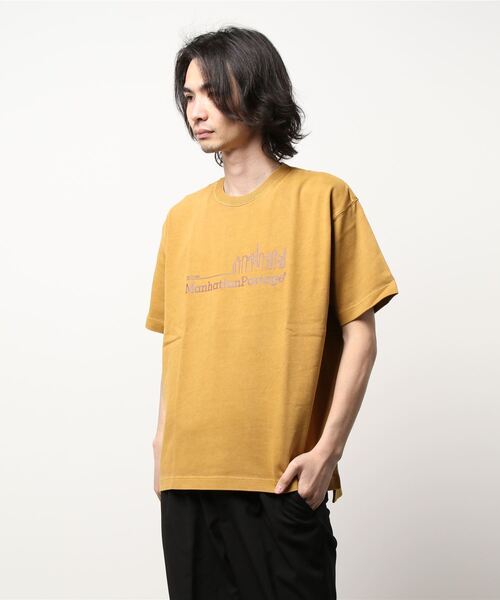 Manhattan Portage（マンハッタンポーテージ）の「Short Sleeve Print T-Shirt（Tシャツ/カットソー・メンズ・マスタード/アイボリー/チャコールグレー・MEDIUM/LARGE/X-LARGE）」の9枚目の写真