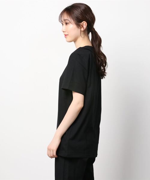 THE NORTH FACE（ザノースフェイス）の「【THE NORTH FACE】ノースフェイス Short Sleeve FOUNDATION LEFT LOGO 半袖Tシャツ NF0A55AX（Tシャツ/カットソー・レディース・ブラック/オリーブ/ブルー/グリーン/ホワイト・S/M/L/XL/XS）」の6枚目の写真
