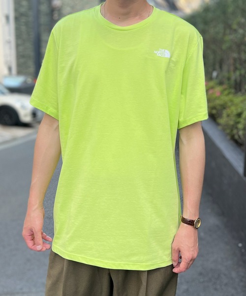 THE NORTH FACE（ザノースフェイス）の「【THE NORTH FACE】ノースフェイス Short Sleeve FOUNDATION LEFT LOGO 半袖Tシャツ NF0A55AX（Tシャツ/カットソー・レディース・ブラック/オリーブ/ブルー/グリーン/ホワイト・S/M/L/XL/XS）」の4枚目の写真
