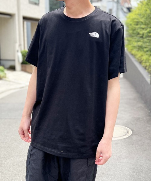 THE NORTH FACE（ザノースフェイス）の「【THE NORTH FACE】ノースフェイス Short Sleeve FOUNDATION LEFT LOGO 半袖Tシャツ NF0A55AX（Tシャツ/カットソー・レディース・ブラック/オリーブ/ブルー/グリーン/ホワイト・S/M/L/XL/XS）」の9枚目の写真