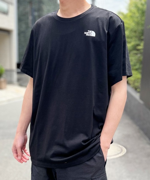 THE NORTH FACE（ザノースフェイス）の「【THE NORTH FACE】ノースフェイス Short Sleeve FOUNDATION LEFT LOGO 半袖Tシャツ NF0A55AX（Tシャツ/カットソー・レディース・ブラック/オリーブ/ブルー/グリーン/ホワイト・S/M/L/XL/XS）」の8枚目の写真