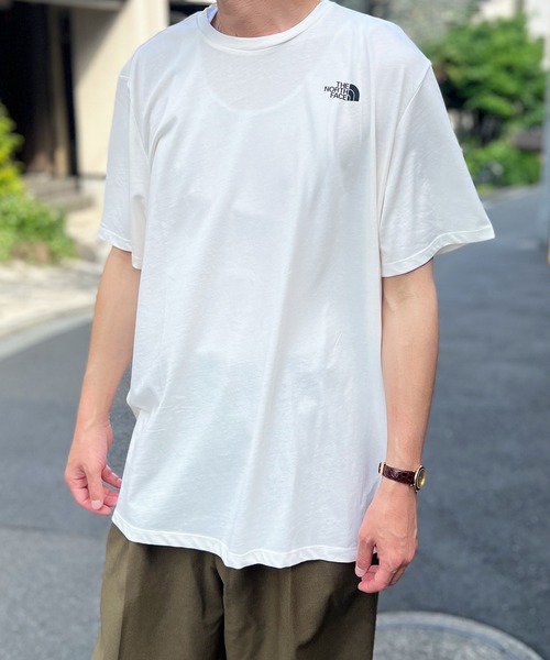 THE NORTH FACE（ザノースフェイス）の「【THE NORTH FACE】ノースフェイス Short Sleeve FOUNDATION LEFT LOGO 半袖Tシャツ NF0A55AX（Tシャツ/カットソー・レディース・ブラック/オリーブ/ブルー/グリーン/ホワイト・S/M/L/XL/XS）」の17枚目の写真
