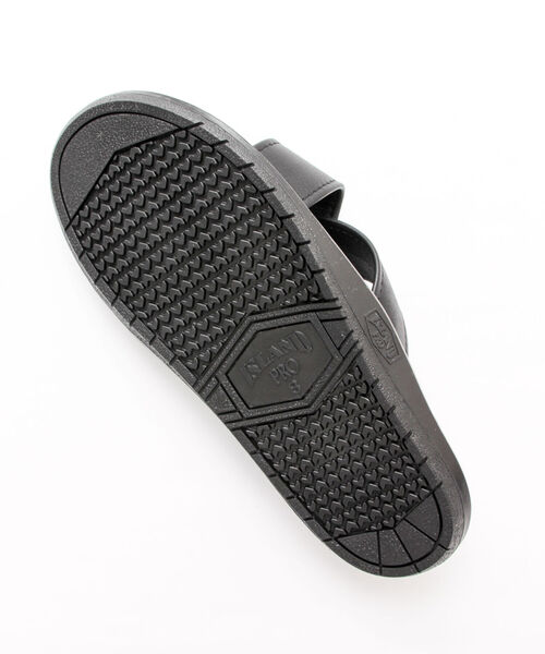 ISLAND SLIPPER(アイランドスリッパ)の「【ISLAND SLIPPER/アイランドスリッパ】PB223 SMOOTH CROSS レザーサンダル(サンダル・メンズ・ブラック・9/8/10)」の4枚目の写真