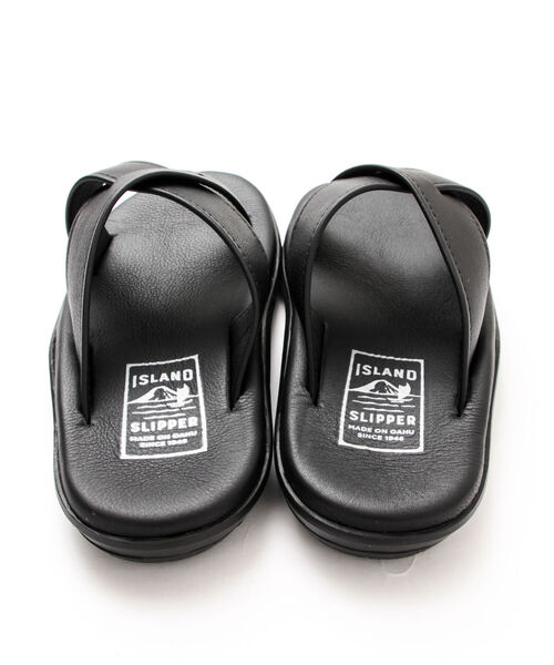 ISLAND SLIPPER(アイランドスリッパ)の「【ISLAND SLIPPER/アイランドスリッパ】PB223 SMOOTH CROSS レザーサンダル(サンダル・メンズ・ブラック・9/8/10)」の5枚目の写真