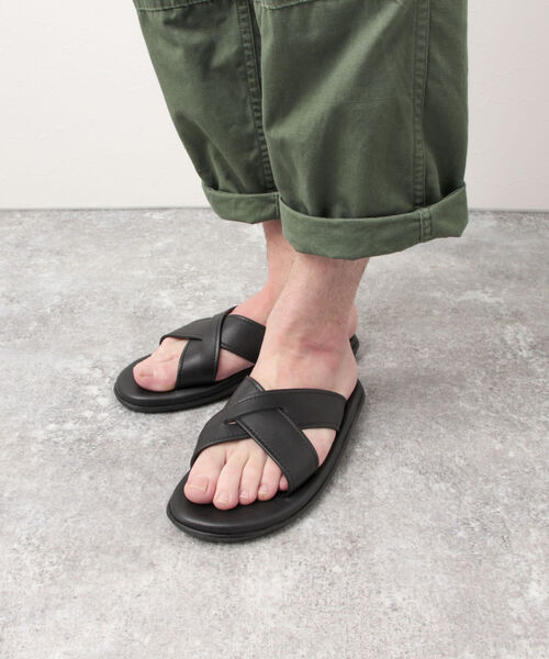 ISLAND SLIPPER(アイランドスリッパ)の「【ISLAND SLIPPER/アイランドスリッパ】PB223 SMOOTH CROSS レザーサンダル(サンダル・メンズ・ブラック・9/8/10)」の7枚目の写真