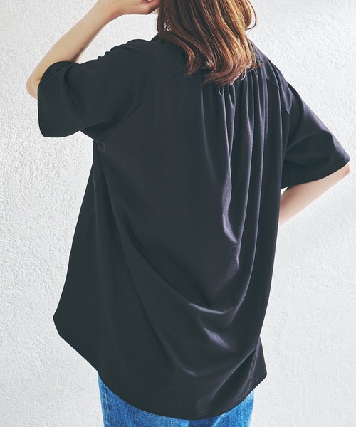 acro(アクロ)の「ウエストタックプルオーバー/AC1406(Tシャツ/カットソー・レディース・ホワイト/ブラック/ベージュ・フリ-)」の15枚目の写真