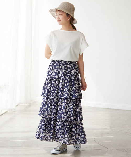 SLOBE IENA(スローブイエナ)の「強撚フライスニュアンスプルオーバー(Tシャツ/カットソー・レディース・ブラック/オレンジ/ベージュ/ホワイト・FREE)」の17枚目の写真