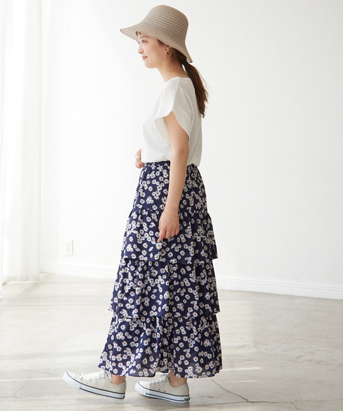 SLOBE IENA(スローブイエナ)の「強撚フライスニュアンスプルオーバー(Tシャツ/カットソー・レディース・ブラック/オレンジ/ベージュ/ホワイト・FREE)」の18枚目の写真
