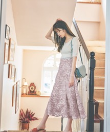 PROPORTION BODY DRESSING | エンブロイダリーフラワーマーメイドスカート / 1212120503(スカート)