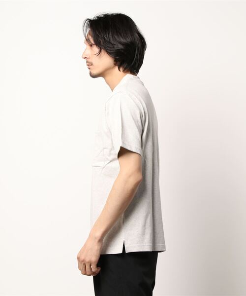 BACK NUMBER（バックナンバー）の「【BACK NUMBER】レギュラーヘビーウェイトＴシャツ（Tシャツ/カットソー・メンズ・ベージュ/グリーン/ライトグレー/ホワイト/ブラック/ネイビー/ライトグリーン・S/M/XL/L/LARGE/X-LARGE/MEDIUM/SMALL）」の9枚目の写真
