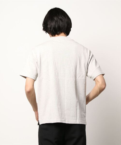 BACK NUMBER（バックナンバー）の「【BACK NUMBER】レギュラーヘビーウェイトＴシャツ（Tシャツ/カットソー・メンズ・ベージュ/グリーン/ライトグレー/ホワイト/ブラック/ネイビー/ライトグリーン・S/M/XL/L/LARGE/X-LARGE/MEDIUM/SMALL）」の8枚目の写真