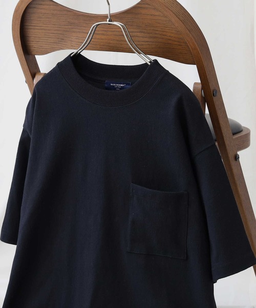 BACK NUMBER（バックナンバー）の「【BACK NUMBER】レギュラーヘビーウェイトＴシャツ（Tシャツ/カットソー・メンズ・ベージュ/グリーン/ライトグレー/ホワイト/ブラック/ネイビー/ライトグリーン・S/M/XL/L/LARGE/X-LARGE/MEDIUM/SMALL）」の3枚目の写真