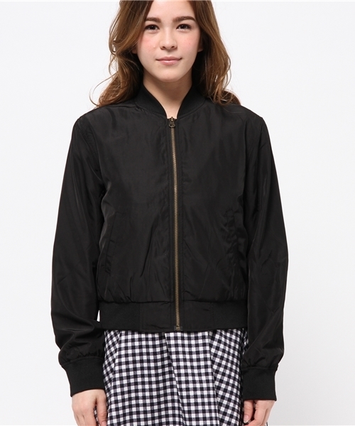 WEGO（ウィゴー）の「WEGO/レースアップブルゾン（ブルゾン・レディース・ホワイト/ブラック・FREE）」の7枚目の写真