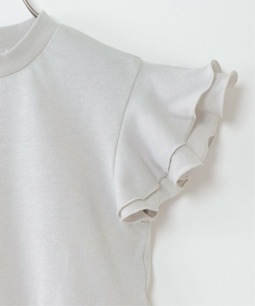 ikka（イッカ）の「【キッズ】コットンレース切り替えTシャツ（100~160cm）（Tシャツ/カットソー・キッズ・ライトグレー/ブラック・120/130/150/160/140/100/110）」の7枚目の写真