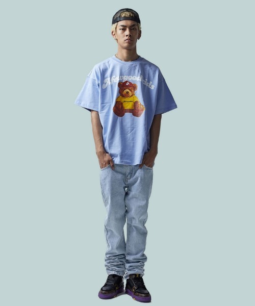 A FEW GOOD KIDS（ア フュー グッド キッズ）の「AFGK-53.SSTEE（Tシャツ/カットソー・メンズ・ホワイト/ライトブルー・L/XL）」の9枚目の写真