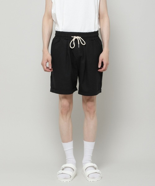 ALAND（エーランド）の「3.3Field Trip／LINEN ショートパンツ 2297890（その他パンツ・メンズ・ネイビー/ベージュ/ブラック・MEDIUM/LARGE）」の8枚目の写真