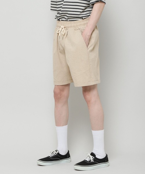 ALAND（エーランド）の「3.3Field Trip／LINEN ショートパンツ 2297890（その他パンツ・メンズ・ネイビー/ベージュ/ブラック・MEDIUM/LARGE）」の15枚目の写真