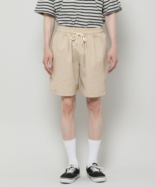 ALAND（エーランド）の「3.3Field Trip／LINEN ショートパンツ 2297890（その他パンツ・メンズ・ネイビー/ベージュ/ブラック・MEDIUM/LARGE）」の18枚目の写真