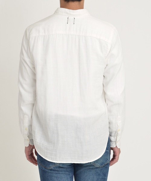 YANUK（ヤヌーク）の「スタンダードシャツ - Standard Shirt（シャツ/ブラウス・メンズ・ホワイト・S/M/L）」の4枚目の写真
