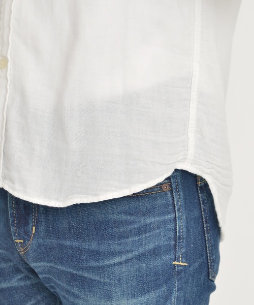 YANUK（ヤヌーク）の「スタンダードシャツ - Standard Shirt（シャツ/ブラウス・メンズ・ホワイト・S/M/L）」の7枚目の写真