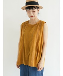 Samansa Mos2 | ハシゴレースノースリ－ブブラウス(シャツ/ブラウス)