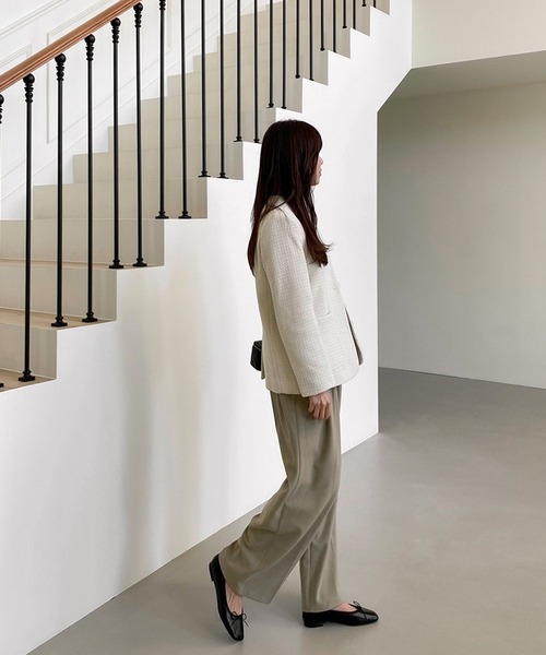 SAPPUN(サプン)の「【LADIES】SAPPUN/リボンフラットシューズ 2345767(バレエシューズ・レディース・ホワイト/ブラック/セージグリーン・SMALL/LARGE)」の17枚目の写真