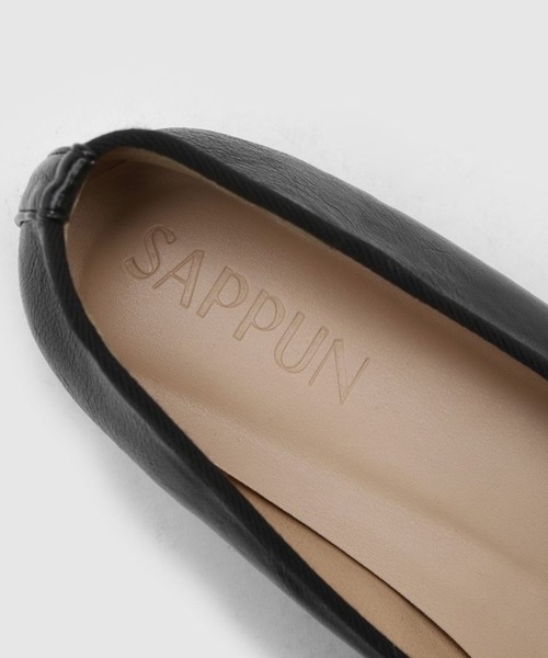 SAPPUN(サプン)の「【LADIES】SAPPUN/リボンフラットシューズ 2345767(バレエシューズ・レディース・ホワイト/ブラック/セージグリーン・SMALL/LARGE)」の9枚目の写真