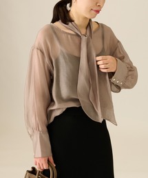 journal standard L'essage | シアーボウタイブラウス(シャツ/ブラウス)