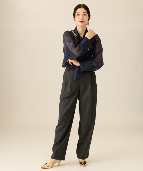 【タグ付き新品】2025★ジャーナルスタンダードレサージュ ブラウス ボウタイ journal standard L'essage｜ジャーナルスタンダードレサージュの