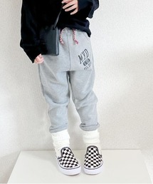 MAKE YOUR DAY | カレッジロゴスウェットパンツ■80～140cm(スウェットパンツ)