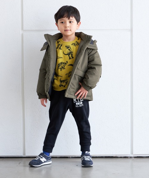 MAKE YOUR DAY(メイクユアデイ)の「カレッジロゴスウェットパンツ■80~140cm(スウェットパンツ・キッズ・カーキ/ブラック/グレー/グリーン・90/100/110/120/130/140/80)」の5枚目の写真