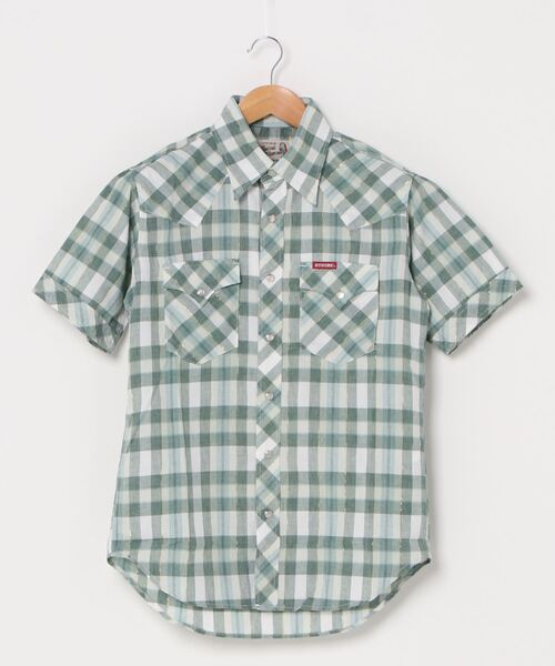 HYSTERIC GLAMOUR(ヒステリックグラマー)の「半袖シャツ(シャツ/ブラウス・メンズ・ブラウン・LARGE)」の3枚目の写真