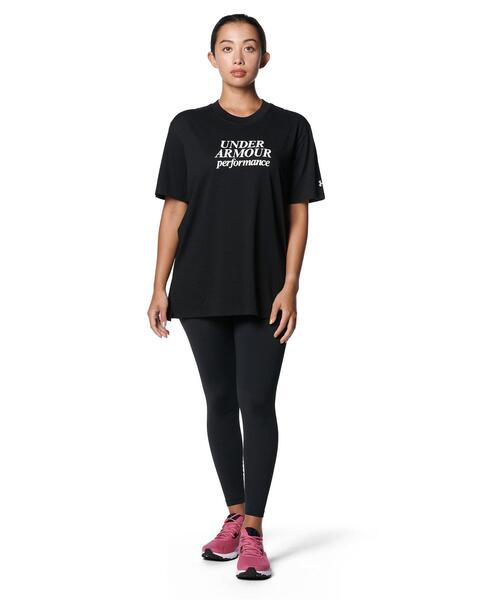 UNDER ARMOUR(アンダーアーマー)の「UAコットン オーバーサイズ Tシャツ(トレーニング/レディース)(Tシャツ/カットソー・レディース・ホワイト/ブラック・M/L/S/XL)」の8枚目の写真