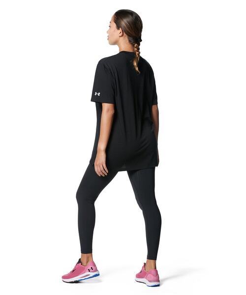 UNDER ARMOUR(アンダーアーマー)の「UAコットン オーバーサイズ Tシャツ(トレーニング/レディース)(Tシャツ/カットソー・レディース・ホワイト/ブラック・M/L/S/XL)」の9枚目の写真