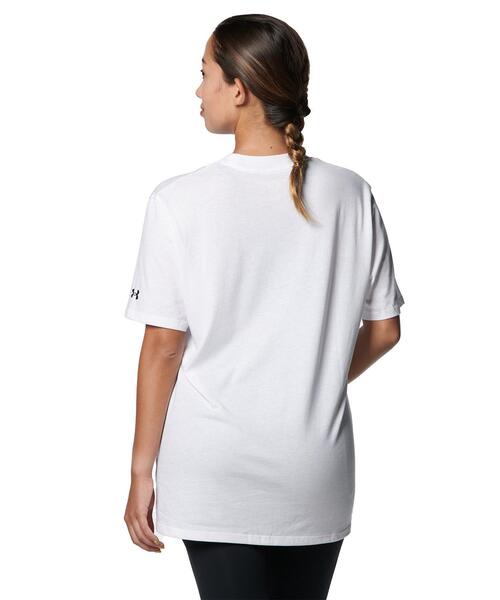 UNDER ARMOUR(アンダーアーマー)の「UAコットン オーバーサイズ Tシャツ(トレーニング/レディース)(Tシャツ/カットソー・レディース・ホワイト/ブラック・M/L/S/XL)」の12枚目の写真