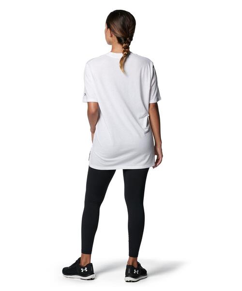 UNDER ARMOUR(アンダーアーマー)の「UAコットン オーバーサイズ Tシャツ(トレーニング/レディース)(Tシャツ/カットソー・レディース・ホワイト/ブラック・M/L/S/XL)」の14枚目の写真