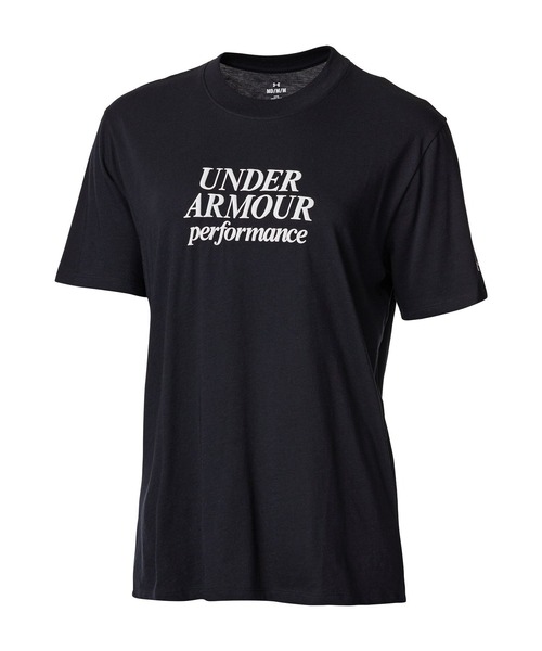 UNDER ARMOUR(アンダーアーマー)の「UAコットン オーバーサイズ Tシャツ(トレーニング/レディース)(Tシャツ/カットソー・レディース・ホワイト/ブラック・M/L/S/XL)」の2枚目の写真