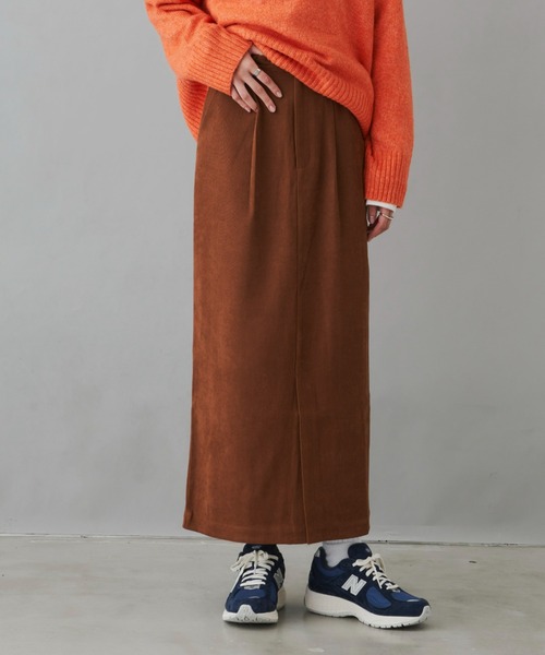 Auntie Rosa Holiday（アンティローザホリデー）の「フロントスリットナロースカート / サイズ展開あり（スカート・レディース・ブラック/アイボリー/キャメル・SMALL/MEDIUM）」の16枚目の写真