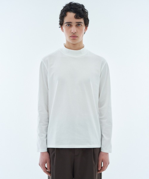 ESTNATION（エストネーション）の「ESTNATION / モックネックロングスリーブカットソー<EVER KEEP>（Tシャツ/カットソー・メンズ・ブラック/ネイビー/ホワイト/グレー・LARGE/MEDIUM/X-LARGE/SMALL/XX-LARGE）」の19枚目の写真