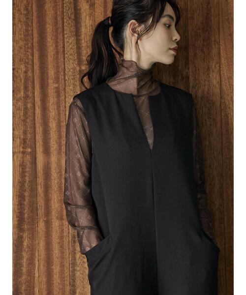 ELENCARE DUE(エレンカーレデュエ)の「・ELENCARE DUE スキッパーオールインワン(つなぎ/オールインワン・レディース・ブラック/ブラウン・FREE)」の20枚目の写真