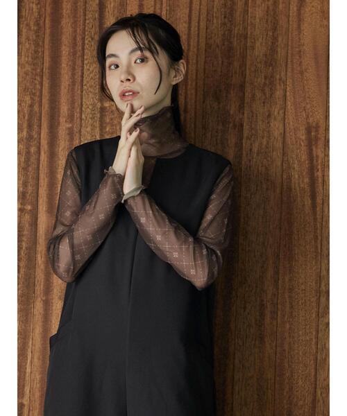 ELENCARE DUE(エレンカーレデュエ)の「・ELENCARE DUE スキッパーオールインワン(つなぎ/オールインワン・レディース・ブラック/ブラウン・FREE)」の12枚目の写真