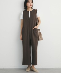 ELENCARE DUE | ・ELENCARE DUE スキッパーオールインワン(つなぎ/オールインワン)