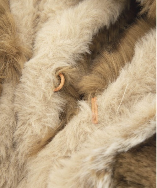 Casselini（キャセリーニ）の「Casselini(キャセリーニ)リボンティペット（マフラー・レディース・ブラック/ブラウン/アイボリー/アニマル/ピンク/グレー/レオパード・FREE）」の17枚目の写真