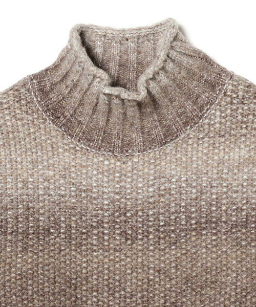 BeAMS DOT(ビームスドット)の「【WEB限定】BeAMS DOT / スペース ダイ ニット(ニット/セーター・レディース・ブラウン/パープル系その他4・FREE)」の14枚目の写真