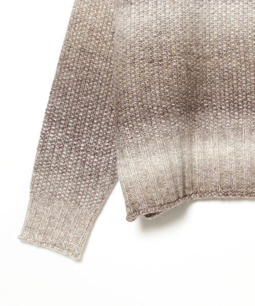 BeAMS DOT(ビームスドット)の「【WEB限定】BeAMS DOT / スペース ダイ ニット(ニット/セーター・レディース・ブラウン/パープル系その他4・FREE)」の15枚目の写真