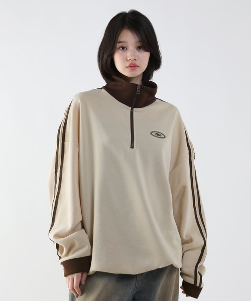 新品未使用　TFW49 ハーフジップ　プルオーバー　サイズS 楽天市場】TFW49 MOCK NECK HALF ZIP モックネック ハーフジップ